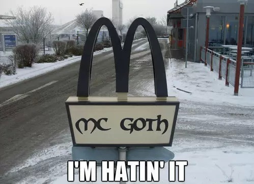 Goth McDonalds