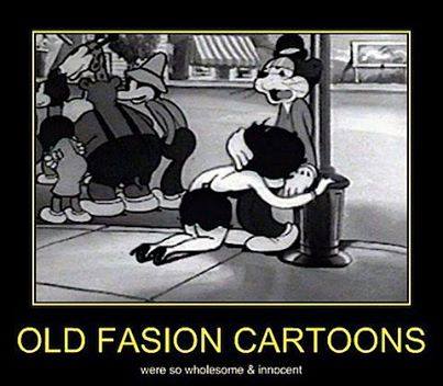 Innocent old cartoons