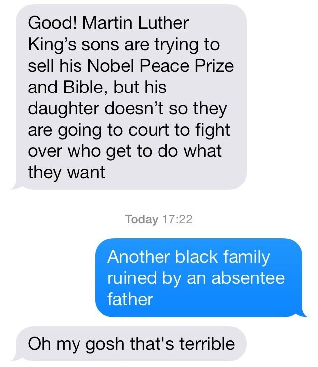 MLK family fight