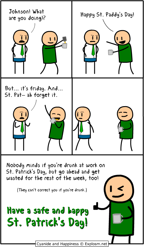 Cyanide and Happiness - Happy St. Patricks Day 