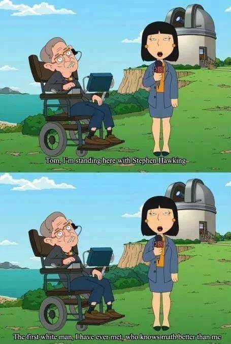 Tricia Takanawa meets Hawking