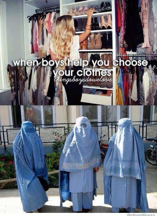 When boys help choose your clothes