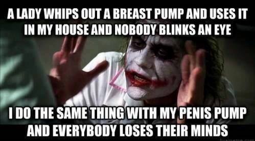 Breast pump joke