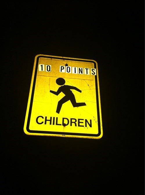 Kids are only 10 points