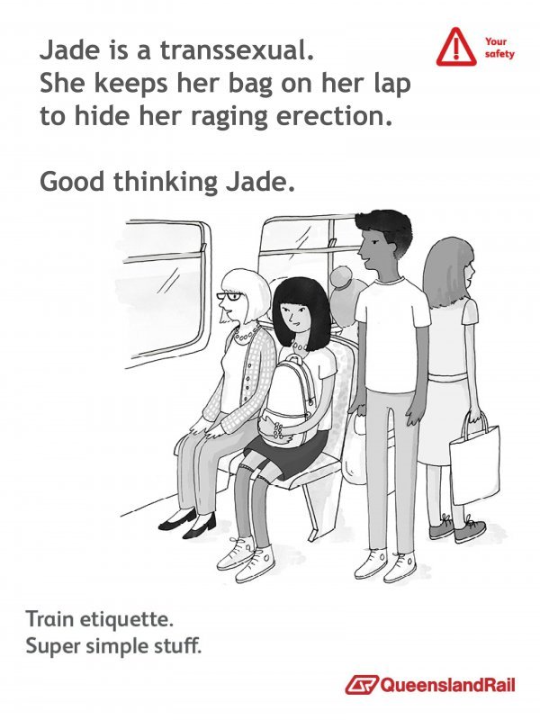 Queensland Rail – Train Etiquette Jade