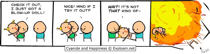 Cyanide and Happiness - Blow up doll