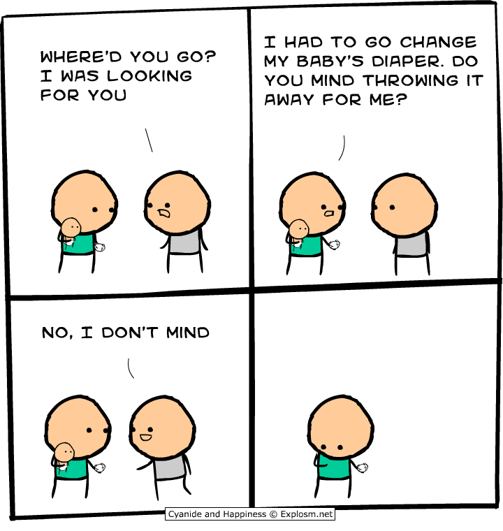 Cyanide and Happiness - Throw it away