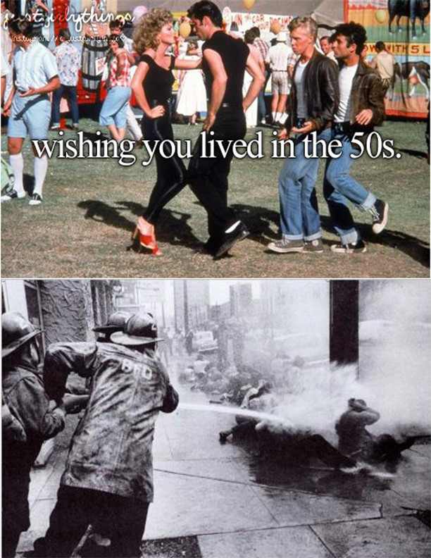 Wishing you lived in the 50's