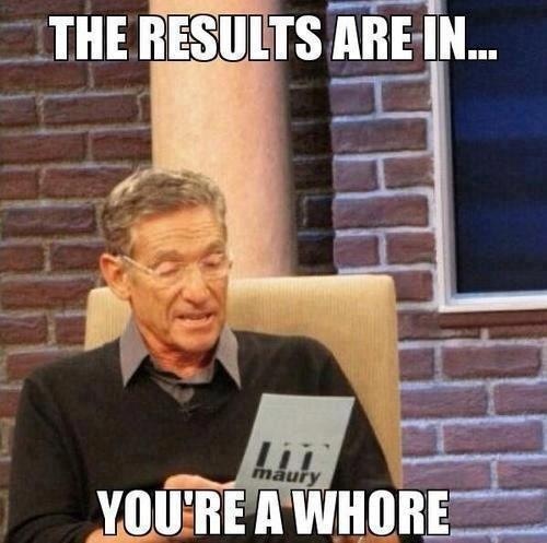 The results are in...