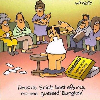 playing charades