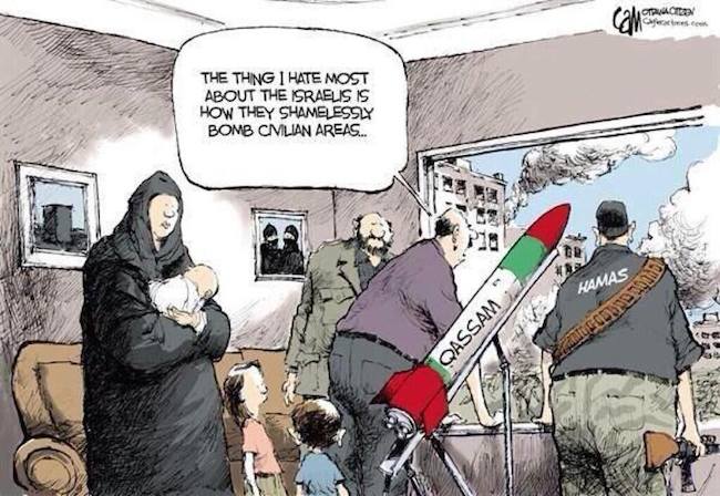 Israelis bombing Gaza