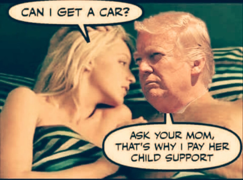 Trump's daughter asking for a car sex meme
