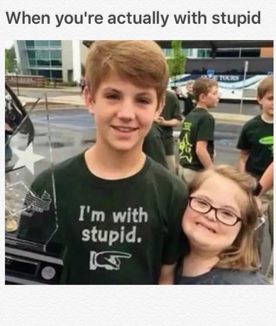 actually with stupid dank retard meme