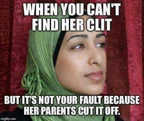 It was her parents fault muslim genital joke